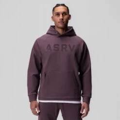0905. Tech-Terry™ Weather-Ready Training Hoodie - Deep Purple "ASRV" 10 0905. Tech-Terry™ Weather-Ready Training Hoodie - Deep Purple "ASRV" -Fashion Shop 0905 DeepPurple TrainingHoodie