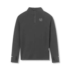 0906. Thermal Training Quarter Zip - Space Grey "Cyber"