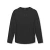 0907. AeroSilver® Training Long Sleeve - Black "Space Bracket"
