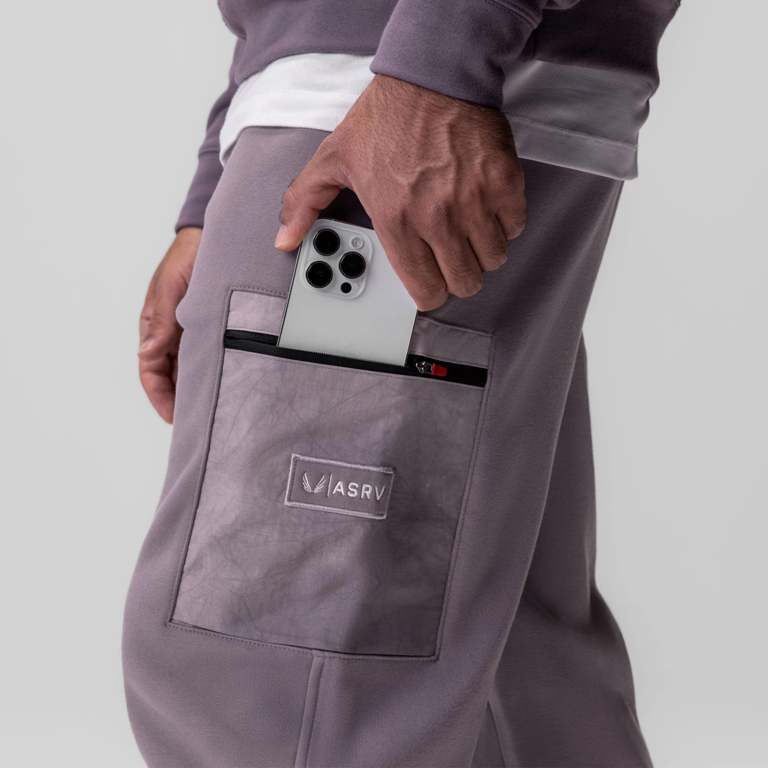 0914. Tech-Terry™ Paneled Cinch Cargo Jogger - Moonscape/Wave-dye 6 0914. Tech-Terry™ Paneled Cinch Cargo Jogger - Moonscape/Wave-dye - Image 4