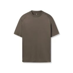 0918. AeroSilver® Fitted Tee - Deep Taupe