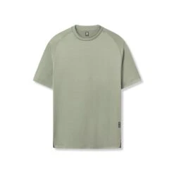 0918. AeroSilver® Fitted Tee - Sage