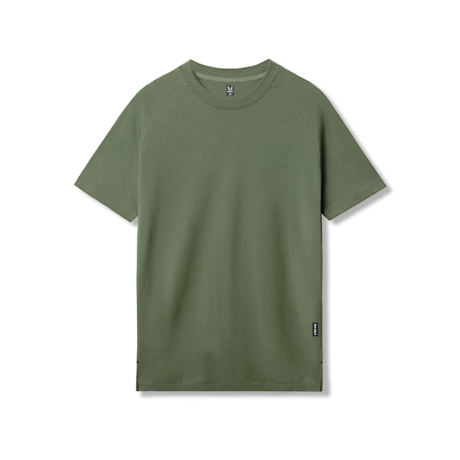 0919. Supima® Fitted Tee - Olive 3 0919. Supima® Fitted Tee - Olive