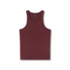 0924. Supima® Essential Slim Tank - Crimson -Fashion Shop 0924 Crimson