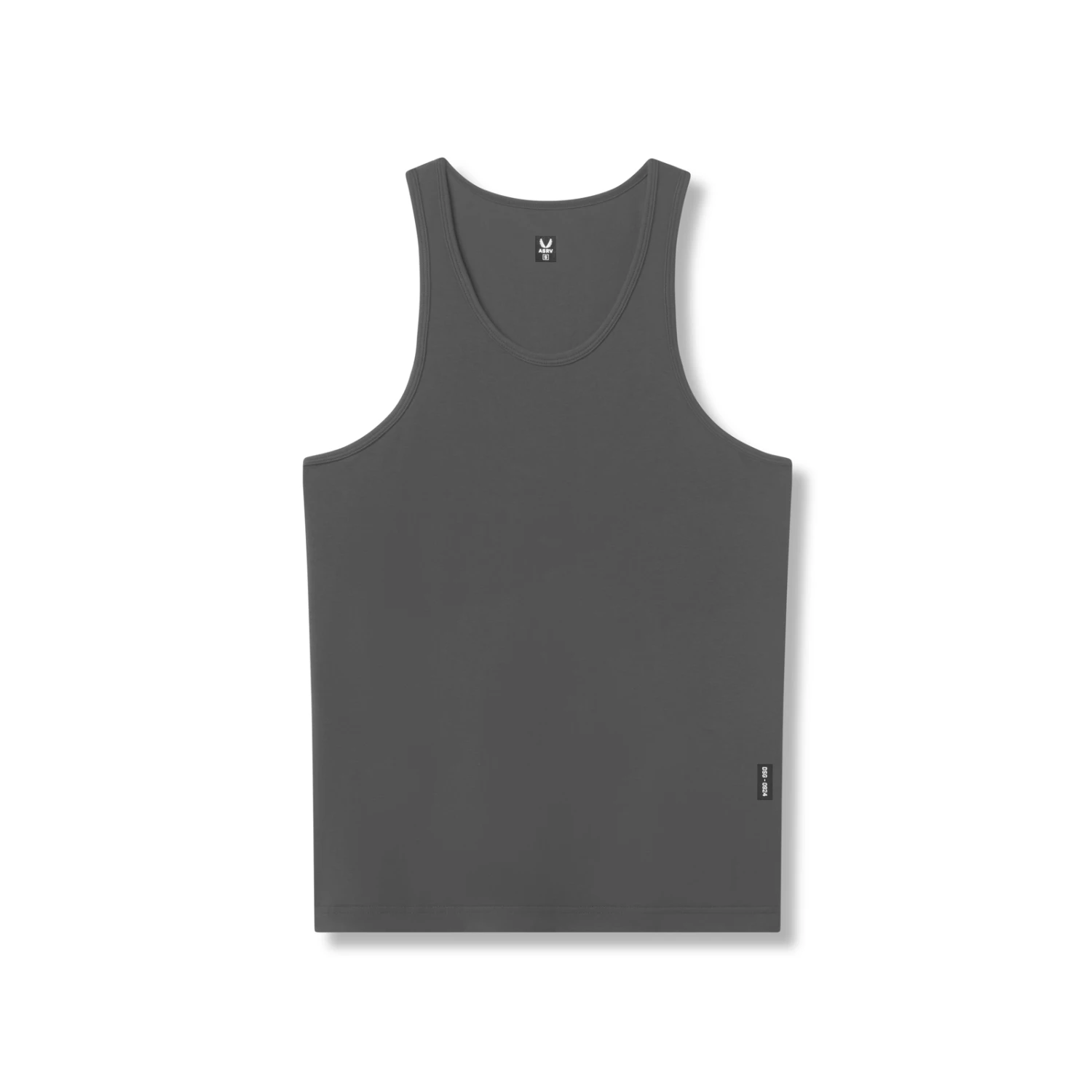 0924. Supima® Essential Slim Tank - Space Grey 3 0924. Supima® Essential Slim Tank - Space Grey