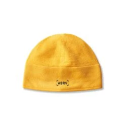 0936. Merino Wool Skull Cap - Amber "Bracket"