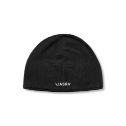 0936. Merino Wool Skull Cap - Black "Classic"
