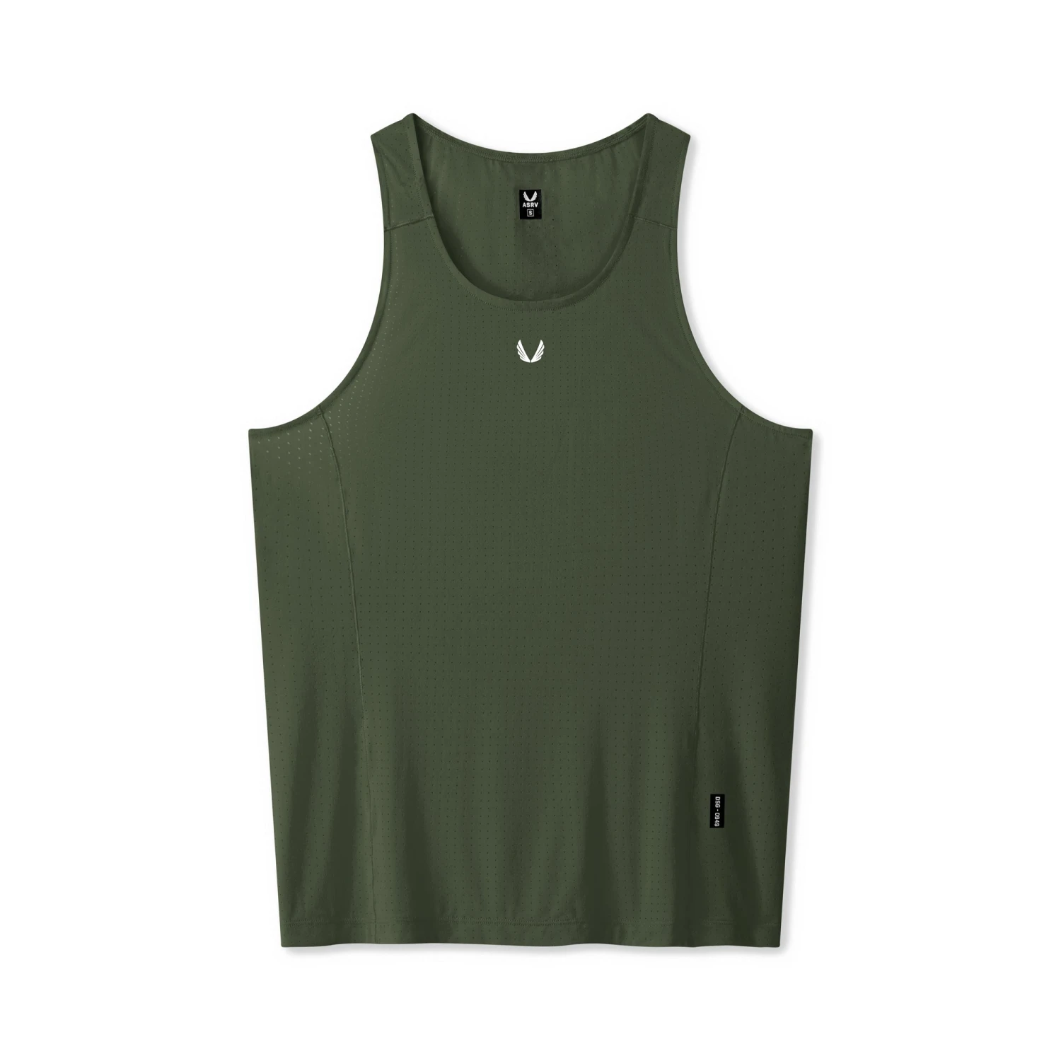 0949. Laser-Vent™ Singlet Tank - Olive 3 0949. Laser-Vent™ Singlet Tank - Olive