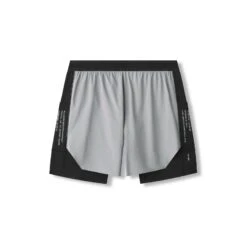 0953. Aerotex™ Hybrid Liner Short - Slate Grey/Black