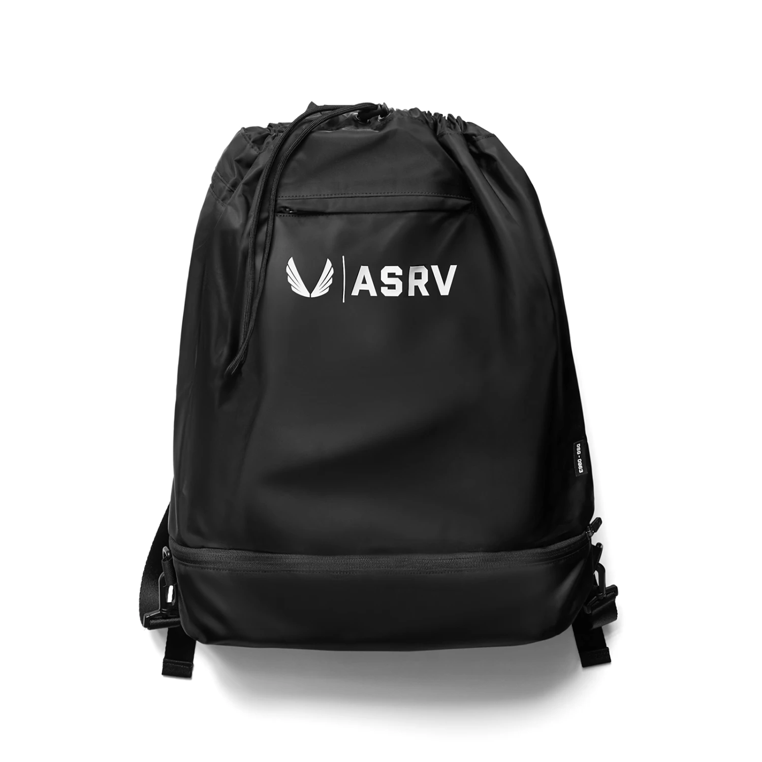 0963. Waterproof Drawstring Rec Bag - Black 3 0963. Waterproof Drawstring Rec Bag - Black