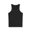 0986. Creora® Tech Ribbed Tank - Black