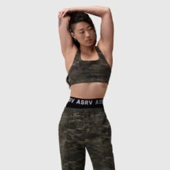 W039. Lycra® Hybrid Sports Bra - Dark Camo -Fashion Shop 7M3A6302 1