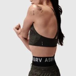 W039. Lycra® Hybrid Sports Bra - Dark Camo -Fashion Shop 7M3A6349