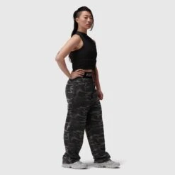 W023. Performance Ribbed Mockneck Tank - Black -Fashion Shop 7M3A6446 BLACKcopy