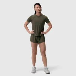 W017. Laser-Vent™ Established Tee - Olive