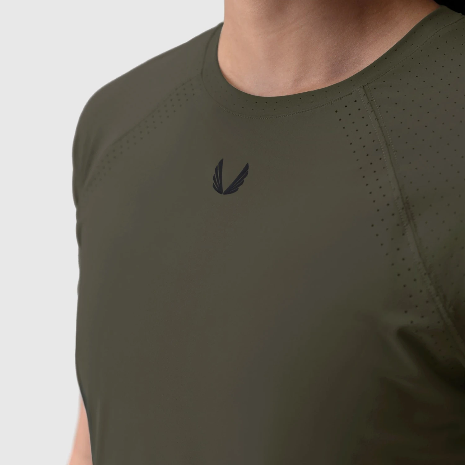 W017. Laser-Vent™ Established Tee - Olive 5 W017. Laser-Vent™ Established Tee - Olive - Image 3