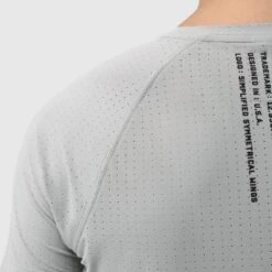 W017. Laser-Vent™ Established Tee - Slate Grey -Fashion Shop 7M3A6637 SLATEGREYcopy