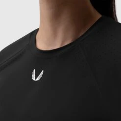 W017. Laser-Vent™ Established Tee - Black -Fashion Shop 7M3A6655 BLACK