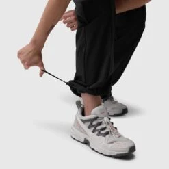 W036. Ripstop Relaxed Track Pant - Black -Fashion Shop 7M3A6733 BLACKcopy