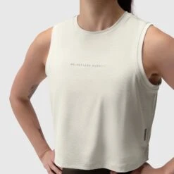 W020. AeroSilver® Tank Top - Ivory Cream "RP" -Fashion Shop 7M3A6842copy