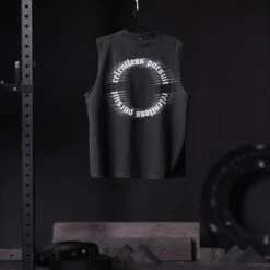 0807. Tech Essential™ Relaxed Cutoff - Black "RP Blur"