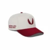 New Era® 9Forty® A-Frame Hat - Stone/Crimson Two Tone -Fashion Shop 9FORTY CRIMSON1