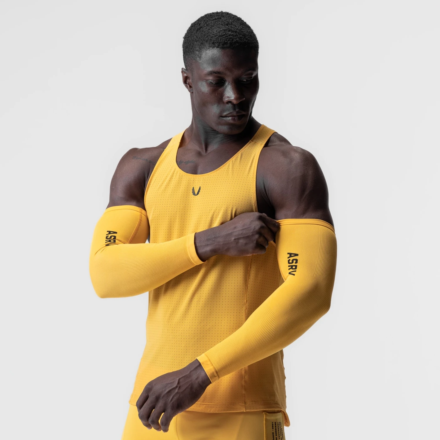 0940. Body-Mapped Arm Sleeve - Amber 4 0940. Body-Mapped Arm Sleeve - Amber - Image 2