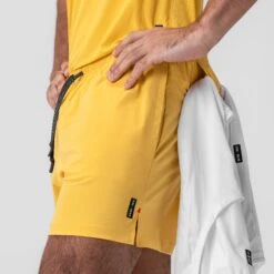 0942. Aerotex™ 5" Training Short - Amber -Fashion Shop AMBER TrainingShort4