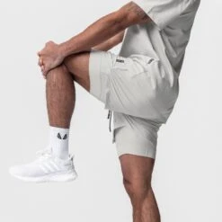 0622. Tetra-Lite® 5" Liner Short - Stone Reflective -Fashion Shop ASRV E Comm 564