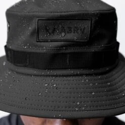 0718. Waterproof Vented Boonie Hat - Black 10 0718. Waterproof Vented Boonie Hat - Black -Fashion Shop ASRV Spring 23 E Comm 371 black