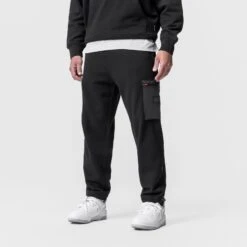 0736. Tech-Terry™ Cinch Cargo Jogger - Black -Fashion Shop ASRVSpring23E Comm 230 Edit