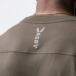 0715. Core Mesh Oversized Tee - Deep Taupe -Fashion Shop ASRVSpring23E Comm 347 Edit 2