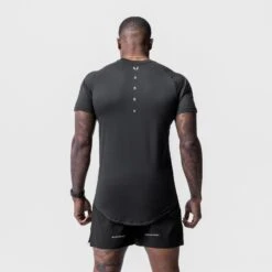 0716. Core Mesh Established Tee - Black -Fashion Shop ASRVSpring23E Comm 350 Edit