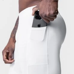 0747. WarpFlexx™ Side Pocket 3/4-Length Legging - White -Fashion Shop ASRVSpring23E Comm 447 Edit Edit