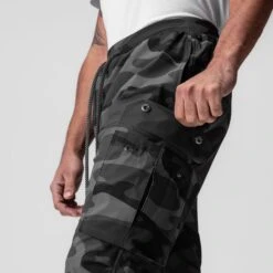 0825. Tetra-Lite® Cargo High Rib Jogger - Black Camo "Reflective" -Fashion Shop BLACKCAMO CargoHiRib3