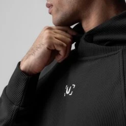 1019. Deltapeak® Oversized Hoodie - Black -Fashion Shop BLACK 1019 Delatapeak Hoodie 3