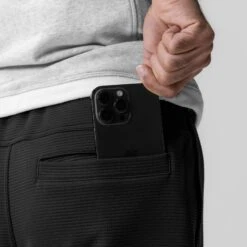 1034. Deltapeak® Straight Leg Sweats - Black -Fashion Shop BLACK 1034 StraightSweats 4