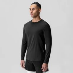 1058. Creora® Cotton Modal Long Sleeve - Black -Fashion Shop BLACK 1058 Creora LongSleeve 1