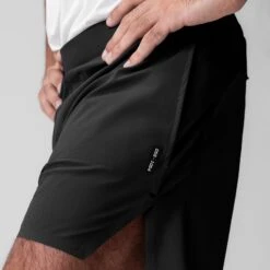 1064. Tetra-Lite® 6" Bonded Training Short - Black -Fashion Shop BLACK 1064 TetraLite 6 TrainingShort 5