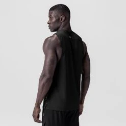 0837. 3D-Lite® 2.0 Lycra® Muscle Tank - Black "RP" -Fashion Shop BLACK 3DL MuscleTank1