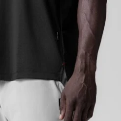 0927. 3D-Lite® 2.0 Lycra® Relaxed Cutoff - Black "Brush Wings" -Fashion Shop BLACK 3DL Wings RelaxedCutoff3