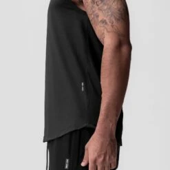 0757. AeroSilver® Cutoff Tank - Black "Box Logo" -Fashion Shop BLACK CutoffTank3 d96b3ad9 42ee 45f0 93bc 98ef3c7f32d6