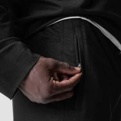 0956. Micro-Terry Jogger - Black -Fashion Shop BLACK MicroTerryJogger5