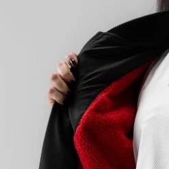 1004. Women's Sherpa-Lined Insulated Bomber Jacket - Black -Fashion Shop BLACK Sherpa Wmns BomberJacket5