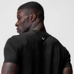 0923. Supima® Essential Tee - Black -Fashion Shop BLACK Supima EssentialTee2