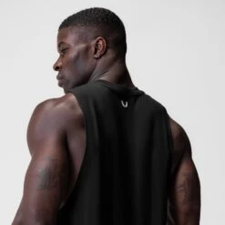 0926. Supima® Muscle Tank - Black -Fashion Shop BLACK Supima MuscleTank2