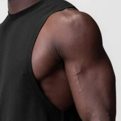 0926. Supima® Muscle Tank - Black -Fashion Shop BLACK Supima MuscleTank4