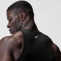 0924. Supima® Essential Slim Tank - Black -Fashion Shop BLACK Supima SlimTank2