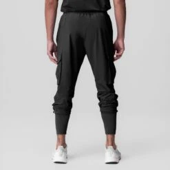 1099. Tetra-Lite® Ice Cargo High Rib Jogger - Black -Fashion Shop BLACK TetraIce Cargo HiRibJogger1