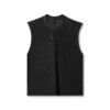 1092. Towel Terry Cutoff - Black -Fashion Shop BLACK TowelTerry Cutoff